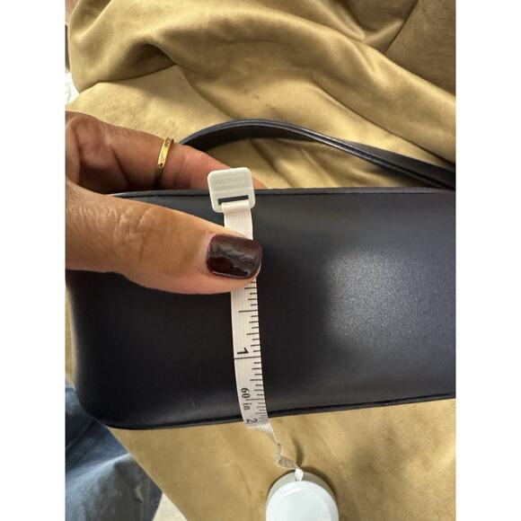 NWT Michael kors quiet designer Shoulder Leather Navy Blue - Picture 11 of 13